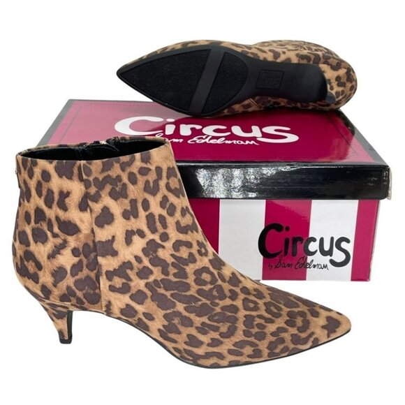 Circus by Sam Edelman Kirby Kitten Heel Medium Width Womens Ankle Boots - Picture 2 of 14